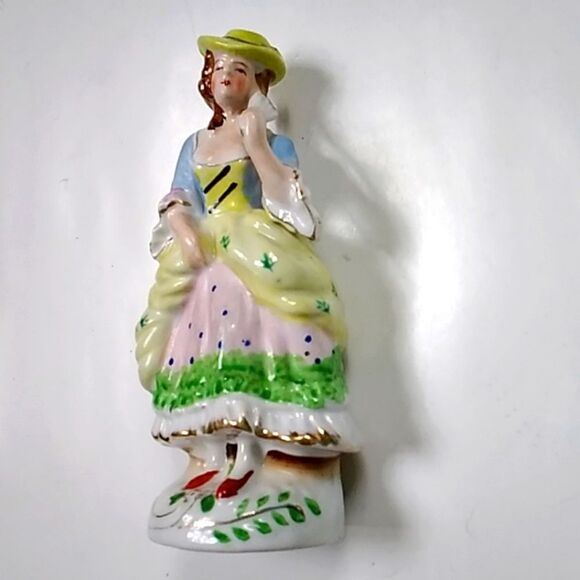 By Sale Vintage Porcelain Lady Figurine Made In Japan - Picture 3 of 8
